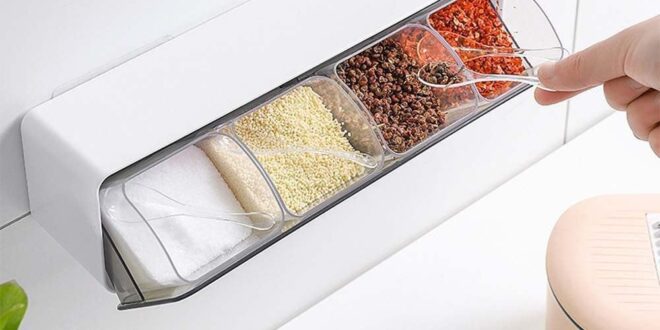 Wall-Mounted Spice Box