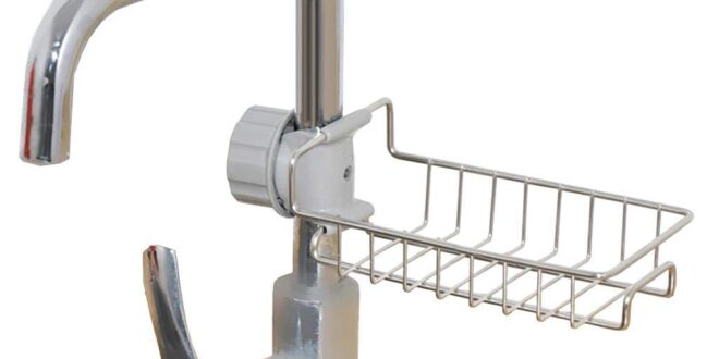 Stainless steel sink caddy