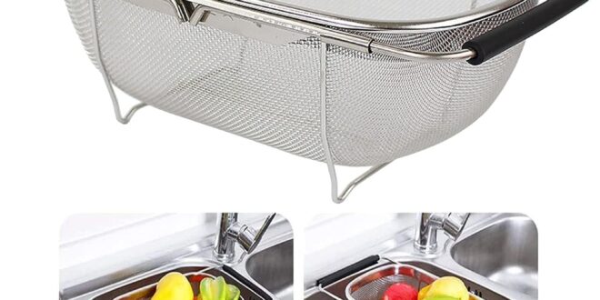 steel colander